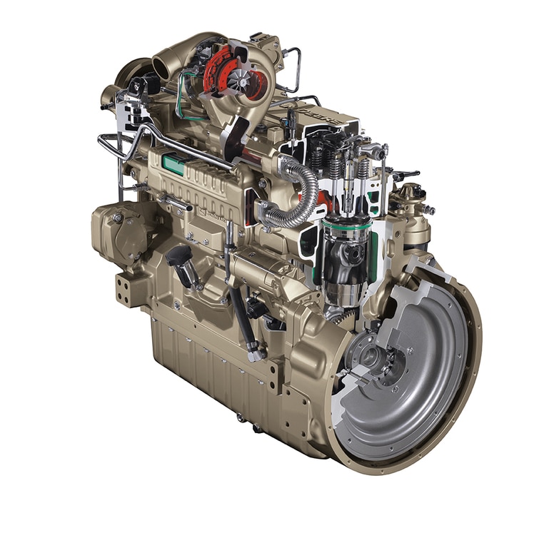 Studio image of the 6090 PTP 403970 Engine